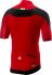 Castelli Volata 2 fietsshirt rood/zwart heren  17018-023