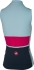 Castelli Protagonista fietsshirt mouwloos blauw/roze/navy dames  17066-056