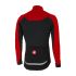 Castelli Sfida fietsshirt lange mouw zwart/rood heren  17510-231