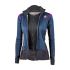 Castelli Alpha ros W fietsshirt lange mouw blauw dames  17539-088