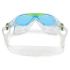 Aqua Sphere Vista Junior blauwe lens zwembril transparant/groen  ASMS5630031LB