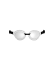 Arena Air Bold Swipe zwembril getint wit/zwart  AA004714-100