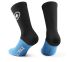 Assos Ultraz EVO winter fietssokken zwart/blauw unisex  P13.60.717.18