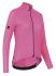 Assos Mille GT spring/fall fietsshirt C2 lange mouw fluo pink dames  12.24.361.41