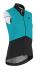 Assos UMA GTV spring/fall fietsvest C2 turqoise green dames  12.34.398.6I