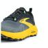 Brooks Cascadia 17 Trail hardloopschoenen grijs/geel heren  110403B333