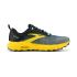 Brooks Cascadia 17 Trail hardloopschoenen grijs/geel heren  110403B333