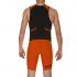 Arena Carbon pro front zip mouwloos trisuit oranje heren  AR1A936-35