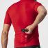 Castelli classifica fietsshirt korte mouw rood heren  4521021-023