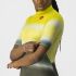 Castelli Dolce fietsshirt korte mouw geel/groen dames  4522060-776