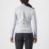 Castelli Sfida 2 fietsshirt lange mouw zilvergrijs dames  4521530-870