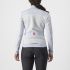 Castelli Sfida 2 fietsshirt lange mouw zilvergrijs dames  4521530-870