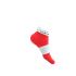 Compressport Pro racing v4.0 low hardloopsokken rood  XU00047B3090