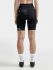 Craft Core Endurance fietsbroek kort zonder bretels zwart/wit dames  1910565-999000