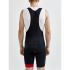 Craft Core Endurance bibshort zwart/rood heren  1910529-999430