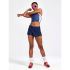 Craft Hypervent Split Short hardloopbroek blauw dames  1910430-396000