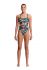 Funkita Crazy painter Cut away badpak dames  FKS004L02183