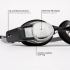 Form Slimme Zwembril met Smart Display  FSG200-SG-BK