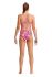 Funkita Pink Pieces diamond back badpak dames  FS11L71028