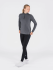 Fusion C3 Zip Neck donkergrijs dames  0155-D.GRIJS