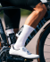 Fusion Cycling Socks wit Unisex  0204