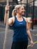 Fusion Training Top blauw dames  0284-NIB