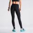 Fusion Hot Long Tights zwart unisex  0025-BLK