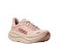 Hoka Bondi 9 hardloopschoenen Rose Latte/Rose Cream dames  1162012-RLTT