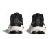 Hoka Clifton 10 hardloopschoenen Black/White WIDE Dames   1162050-BWHT