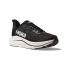 Hoka Clifton 10 hardloopschoenen Black/White WIDE Dames   1162050-BWHT