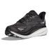 Hoka Clifton 9 wide hardloopschoenen zwart/wit dames  1132211-BWHT