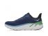 Hoka One One Clifton 7 wide hardloopschoenen blauw heren  1110534-MOAN