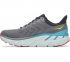 Hoka One One Clifton 7 wide hardloopschoenen grijs heren  1110534-WDDS