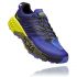 Hoka One One Speedgoat 4 trail hardloopschoenen blauw/geel heren  1106525-BIEP