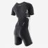 Orca Core race trisuit korte mouw zwart/wit dames  HVCE02