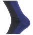 Sealskinz Cold weather knee fietssok met Hydrostop zwart/blauw  11100065-0101