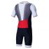 Zone3 Lava long distance korte mouw trisuit heren  TS18MLSS102