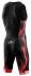 Sailfish Competition trisuit zwart/rood heren  SL11839-VRR