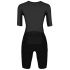 Orca Athlex Aero race trisuit korte mouw zwart/zilver dames  MP51