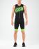 2XU Compression mouwloos trisuit zwart/groen heren  MT4839d-BLK/GLG-VRR