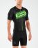 2XU Compression Korte mouw tri top zwart/groen heren  MT4840a-BLK/GLG