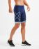 2XU Compression tri shorts blauw/wit heren  MT5520B-NVY/NWL