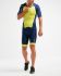 2XU Perform korte mouw trisuit blauw/geel heren  MT5525d-NVY/LMA