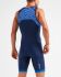 2XU Active mouwloos trisuit blauw heren MT5540d  MT5540d-NVY/LBP