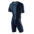 Orca core aero race trisuit korte mouwen blauw heren  KC1146