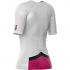 Compressport Postural Aero korte mouw compressie tri top wit dames  TSTRIV2W-SS00