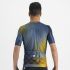 Sportful Rocket fietsshirt korte mouw blauw/geel heren  1121012-456