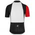 Assos SS.cento evo8 korte mouw fietsshirt zwart/rood heren  112026247