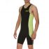 Arena ST front zip mouwloos trisuit zwart/groen heren  AR25052-56VRR