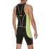 Arena ST front zip mouwloos trisuit zwart/groen heren  AR25052-56VRR